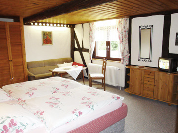 Eines der Zimmer vom Haus Fernblick