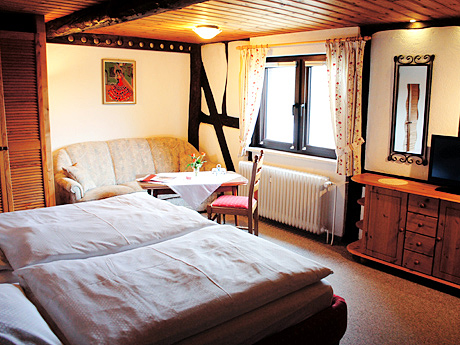 Eines der Zimmer vom Haus Fernblick