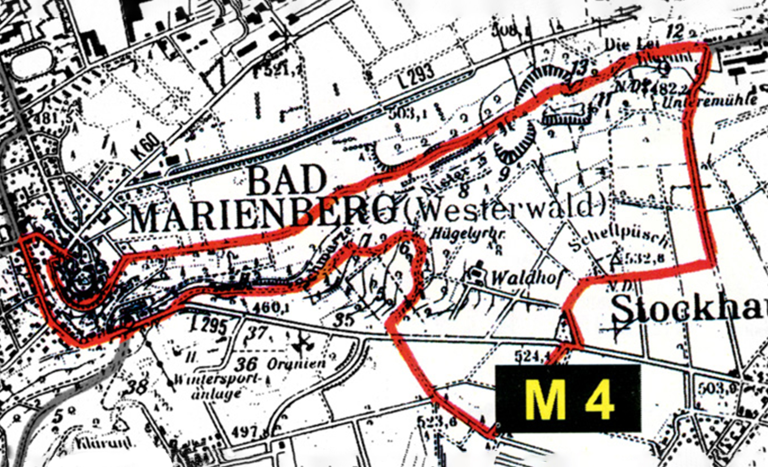 Gut ausgebaute Rundwanderstrecken um Bad Marienberg